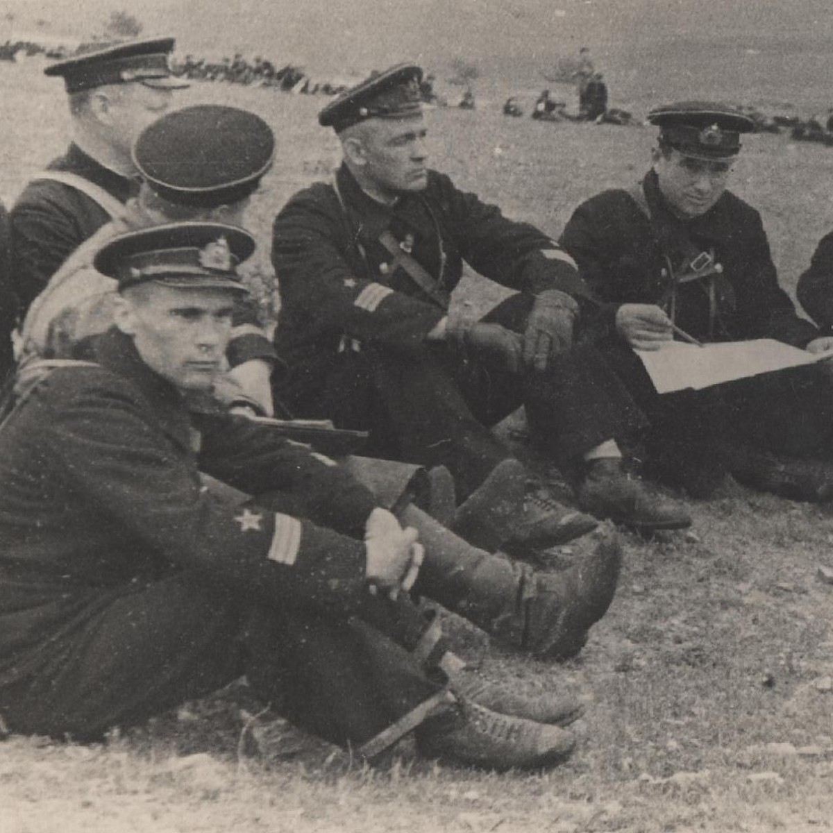 Photos of the commanders of the Red Army during the exercises?