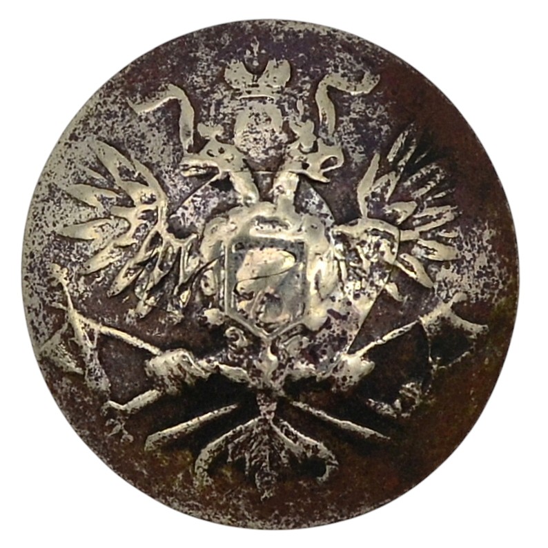 Uniform button of the lower ranks of the RIA Engineering troops of the 1904 model