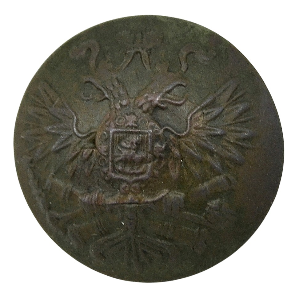 The button of the lower rank of the RIA artillery