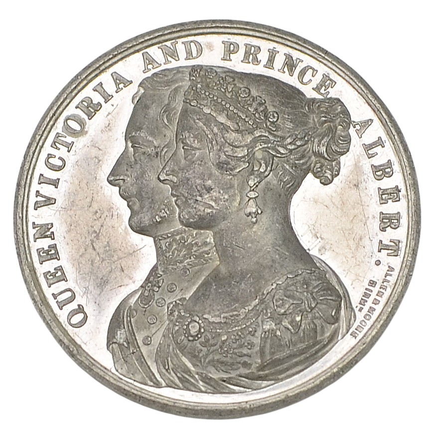 Medal in honor of the anniversary of the opening of the London Stock Exchange, 1844 