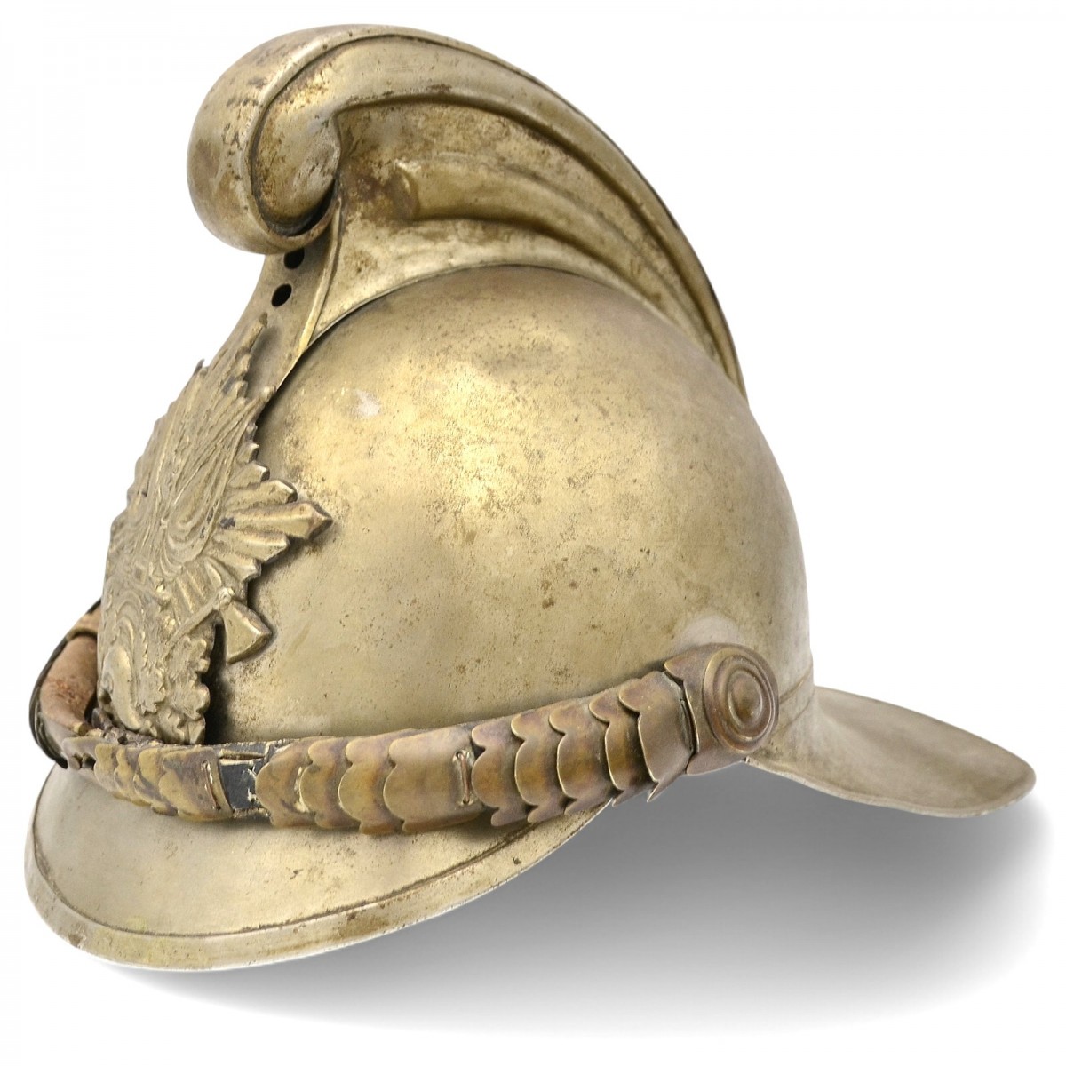 Helmet of the command staff of the Moscow Fire Department in the early 1920s