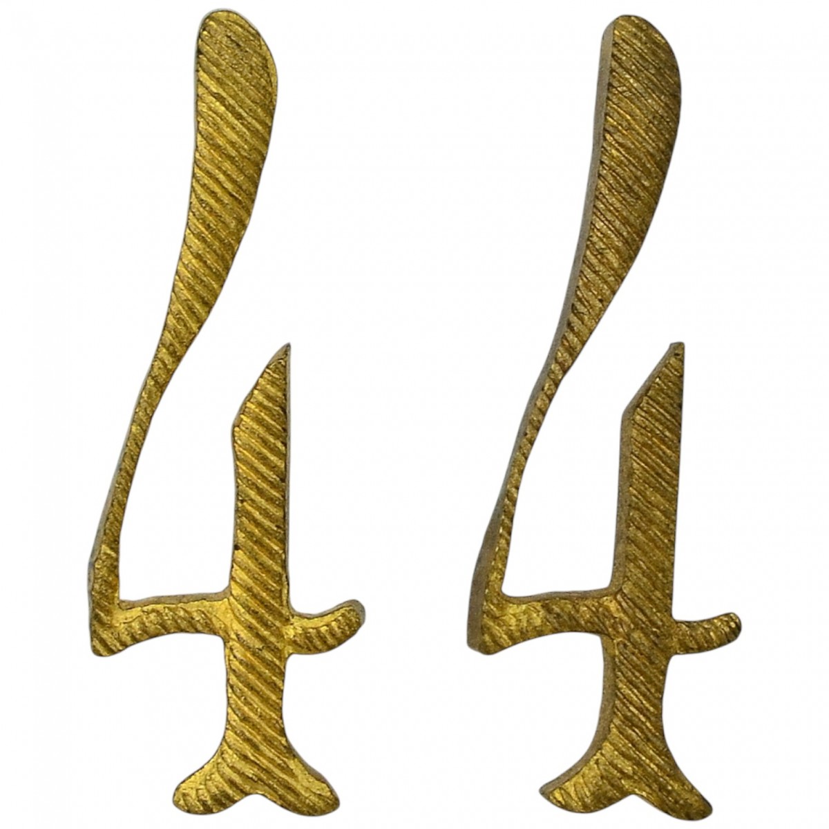 Paired ciphers "4" mod. 1911 on shoulder straps or epaulettes RIA