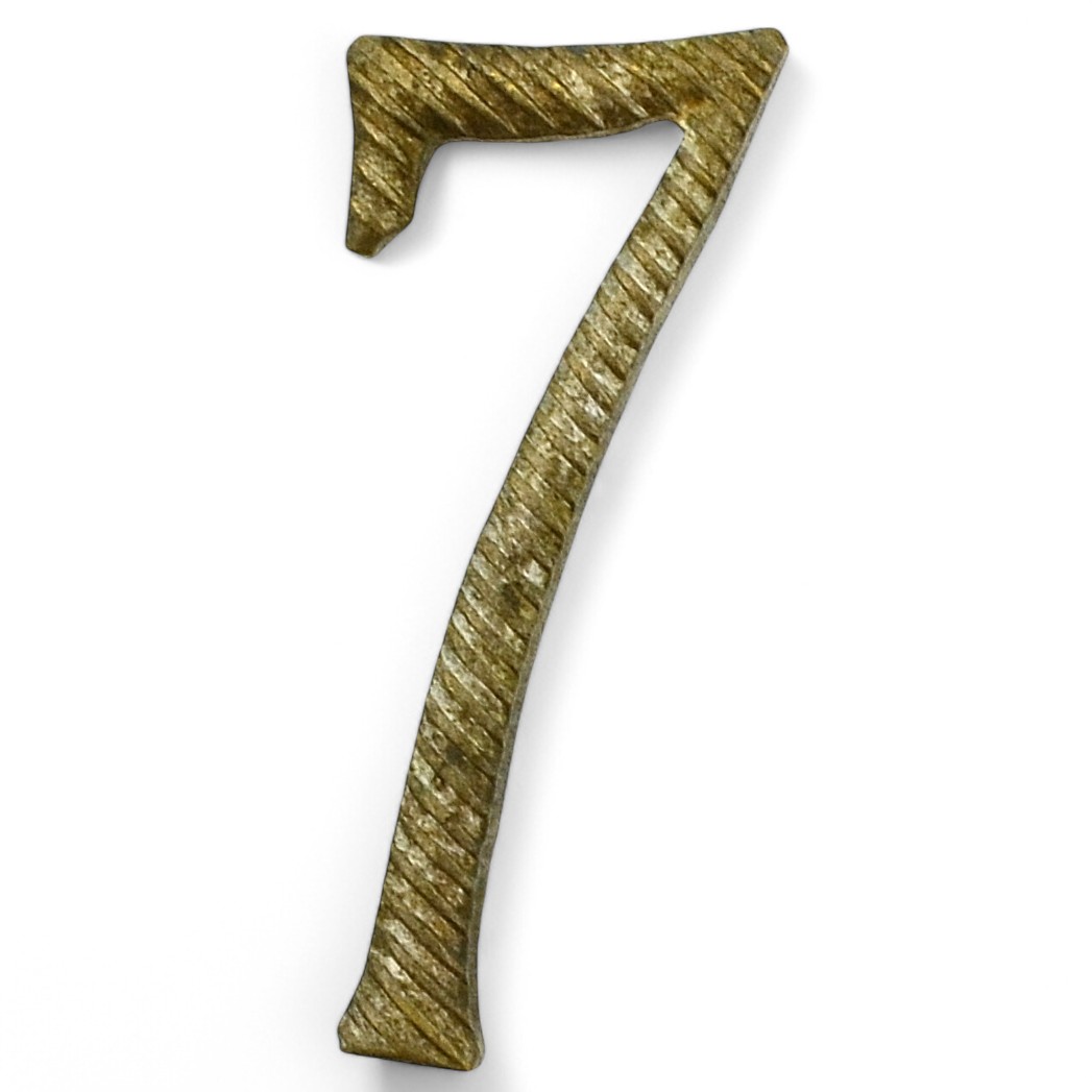 Encryption "7" mod. 1911 on shoulder straps or epaulettes of the RIA officer
