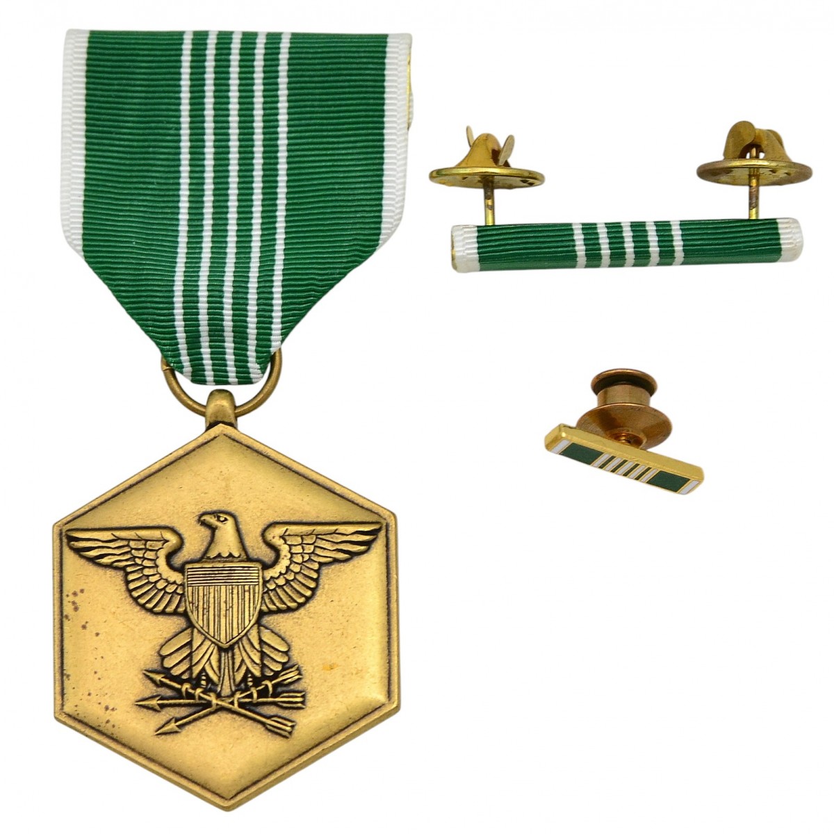 A set of badges of the medal "Meritorious Medal of the U.S. Army"