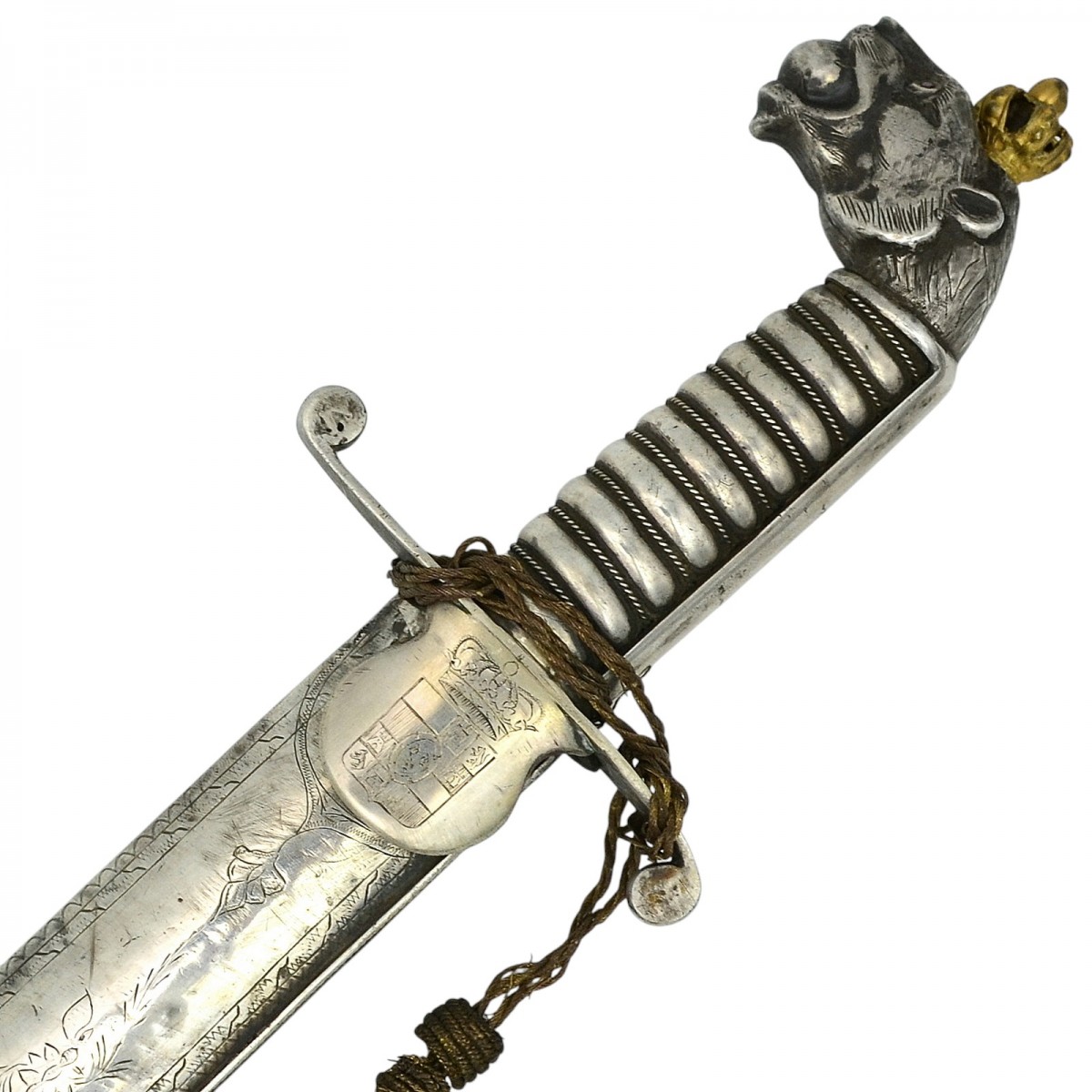 A beautiful Oriental-style saber that belonged to Charles I, Duke of Lucca.