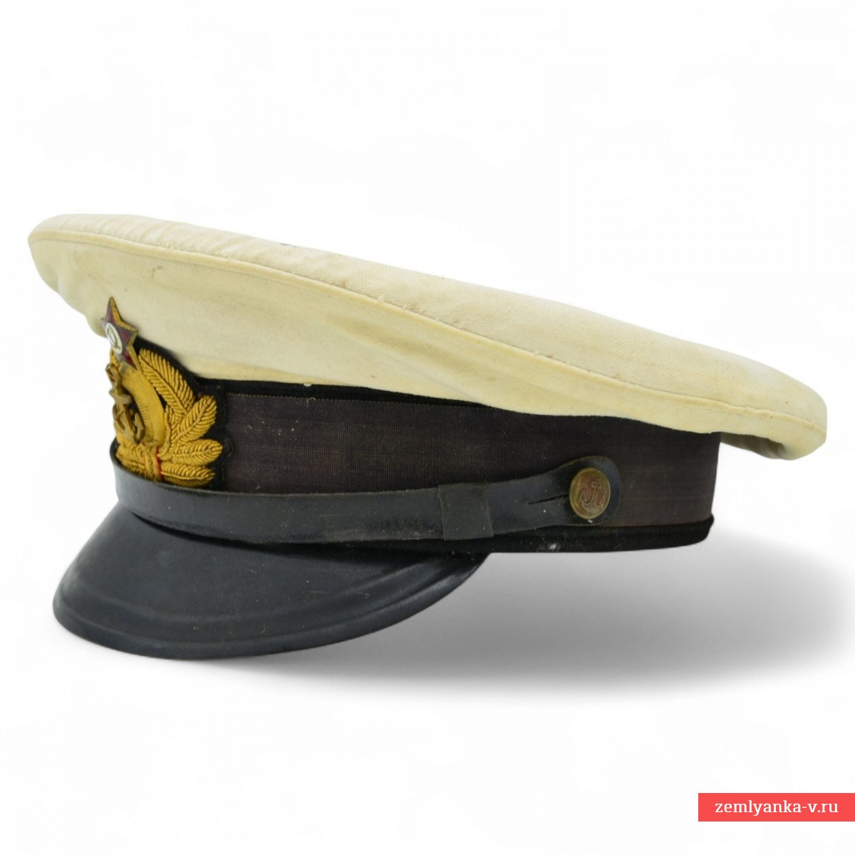 Summer cap of an officer of the USSR Navy, 1953