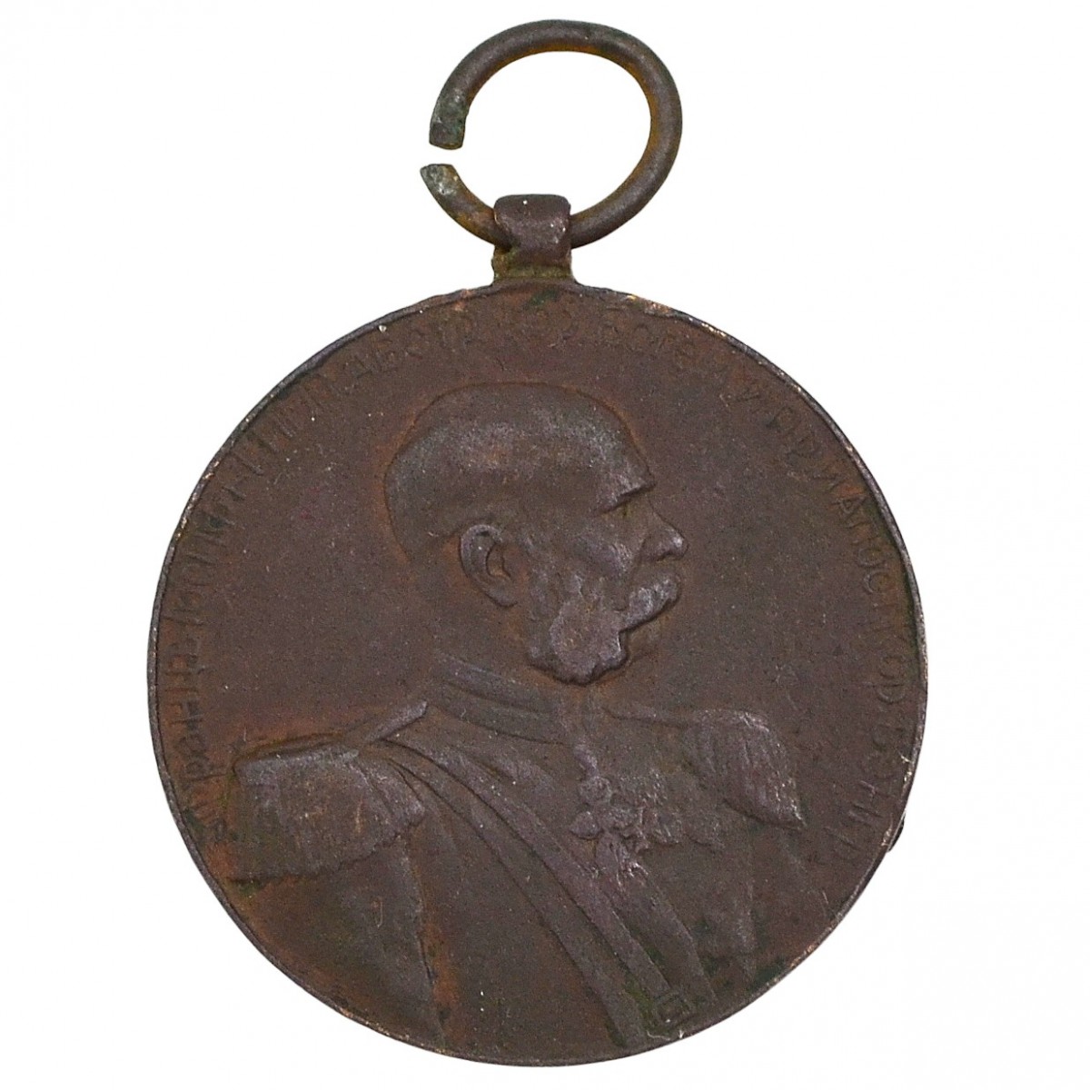 Medal "In memory of the 50th anniversary of the patronage of Emperor Franz Joseph in the Life Guards Kexholm Regiment"
