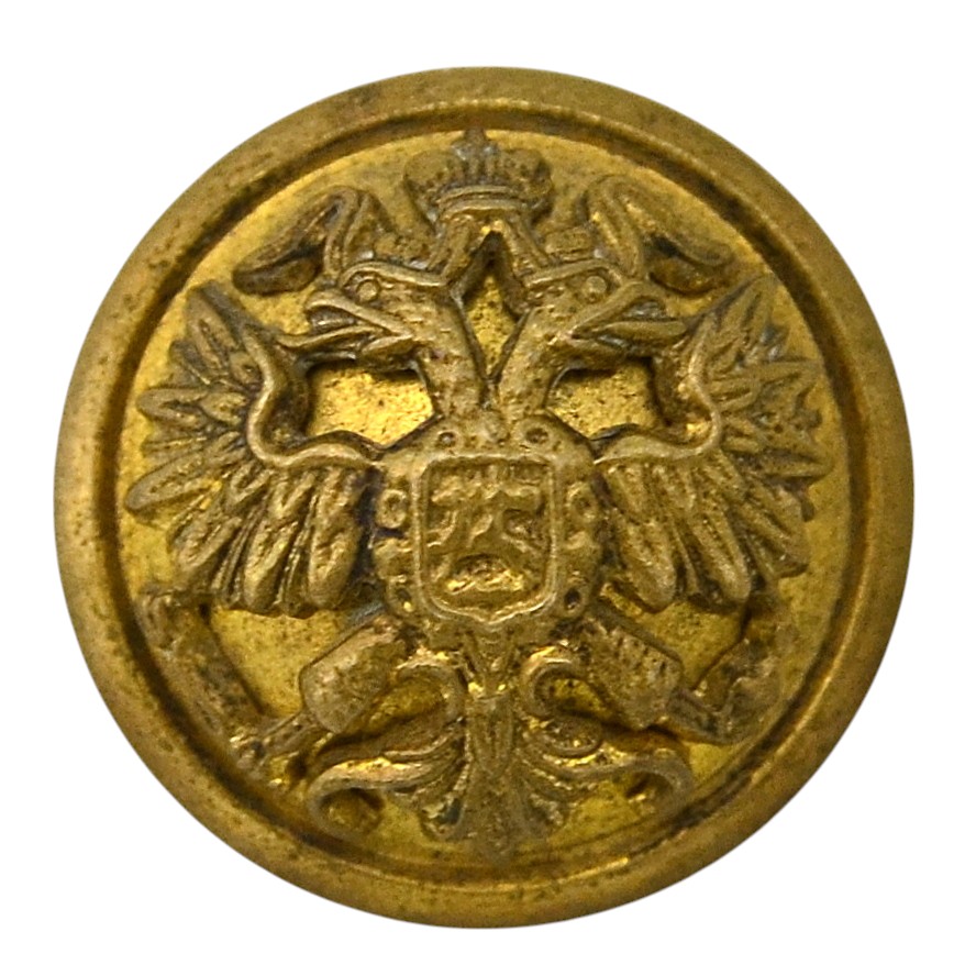 A button from the uniform of a government official of the Empire, F. Linden