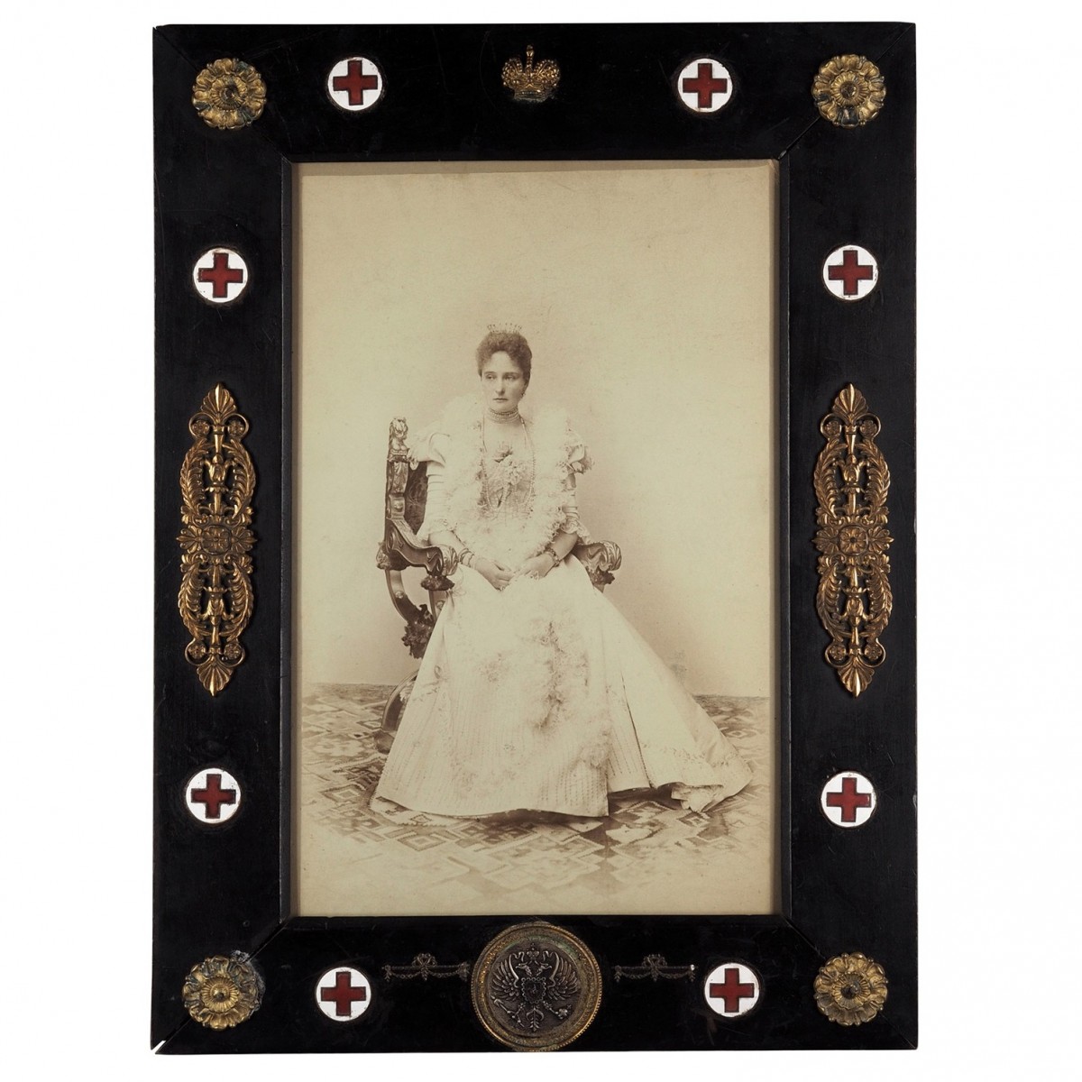 Framed photo of Empress Alexandra Feodorovna