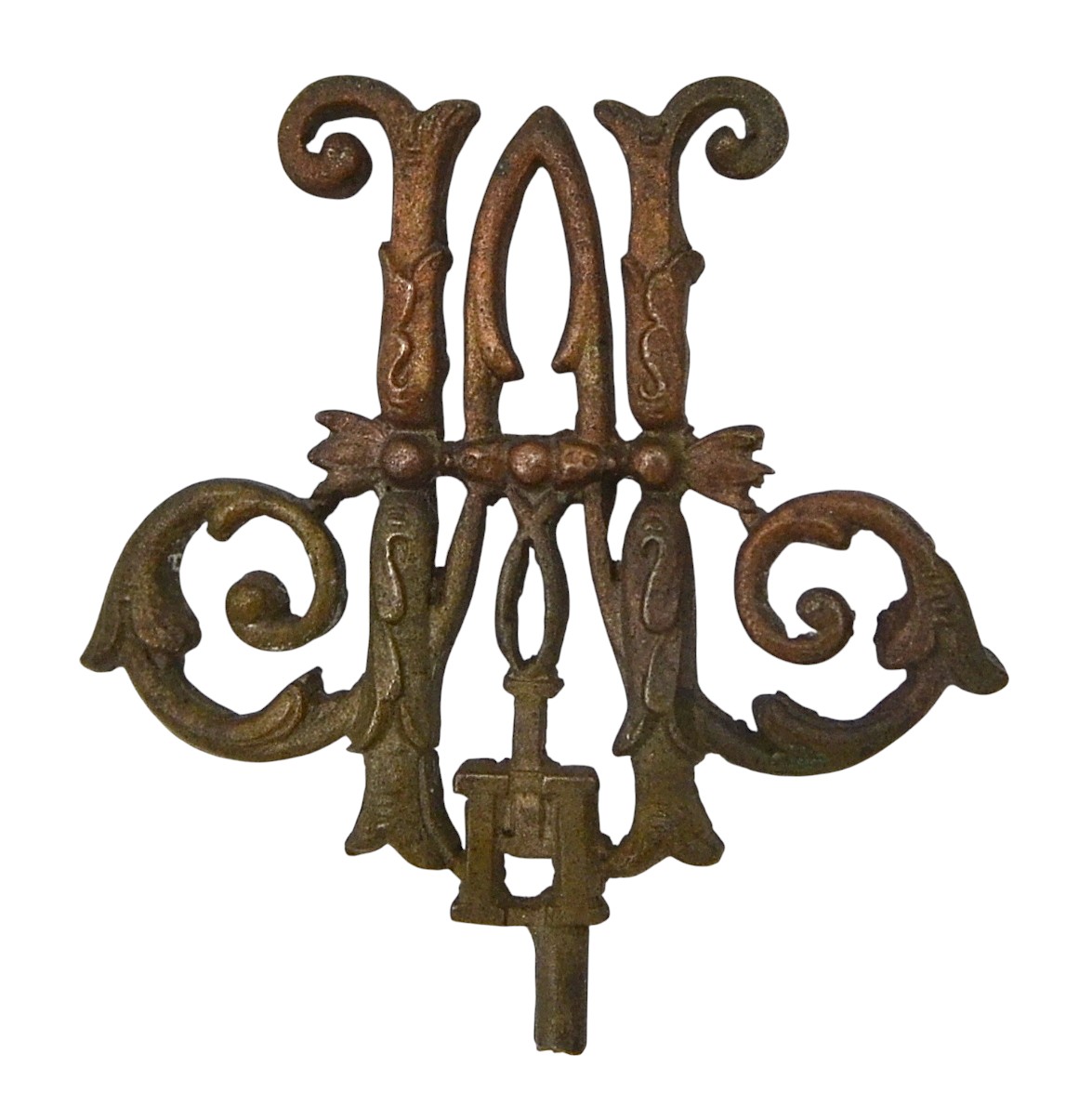 Monogram on shoulder straps of an officer of the staff of the Guard troops and the St. Petersburg Military District, mod. 1912