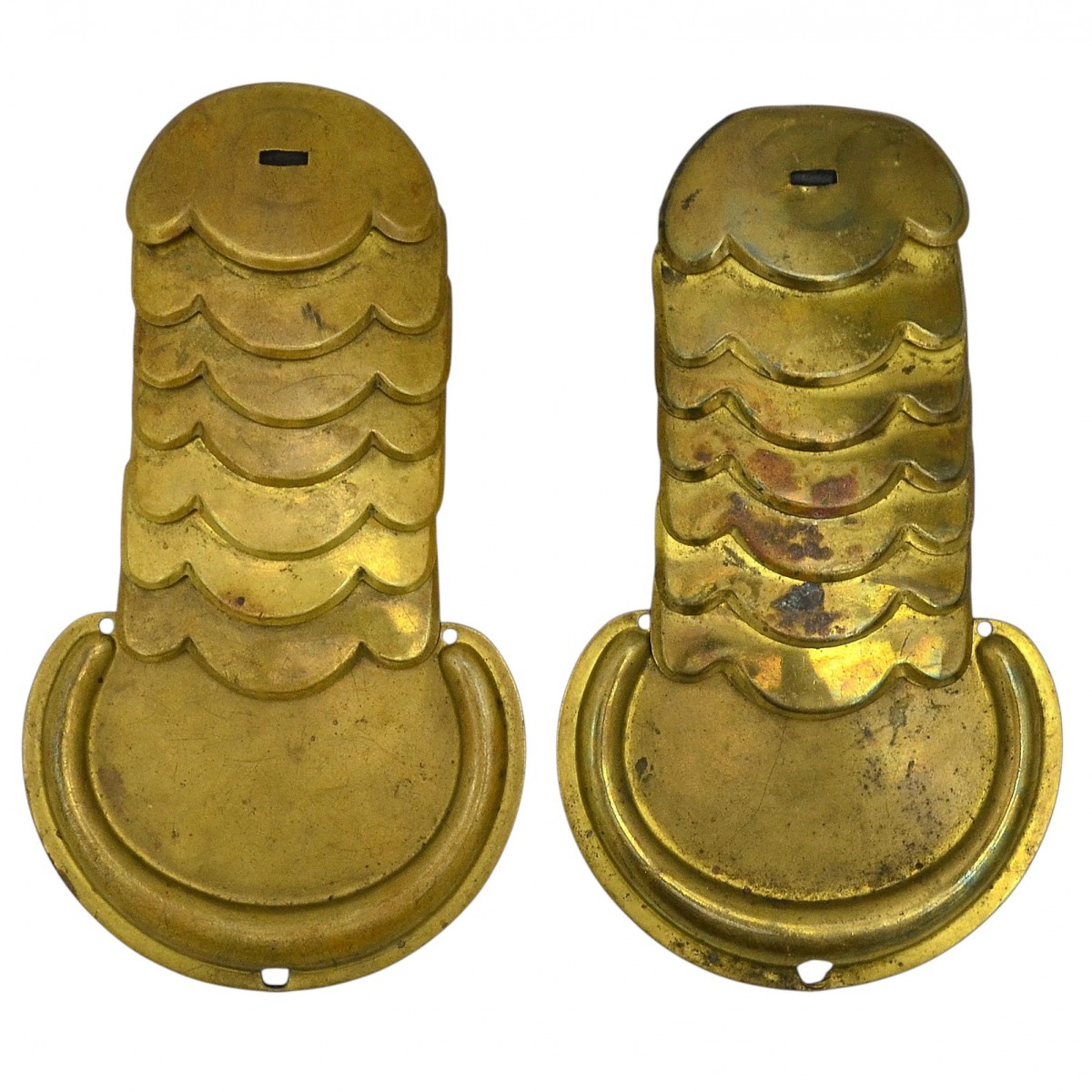 Metal fields from Russian uhlan epaulettes