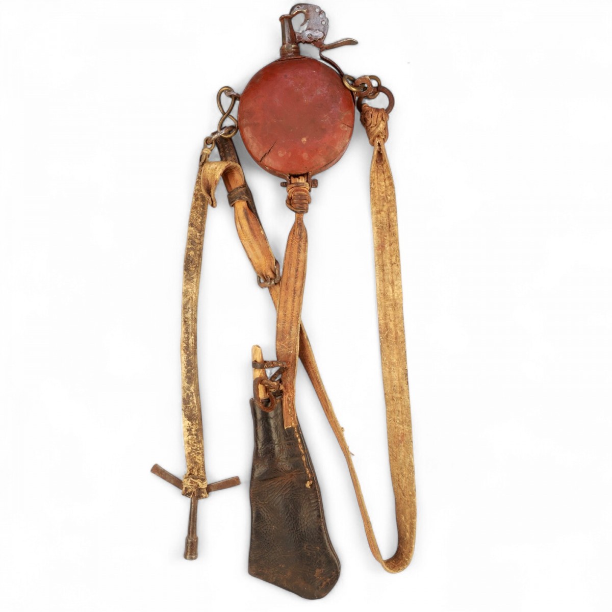 Hunting powder flask with a body kit