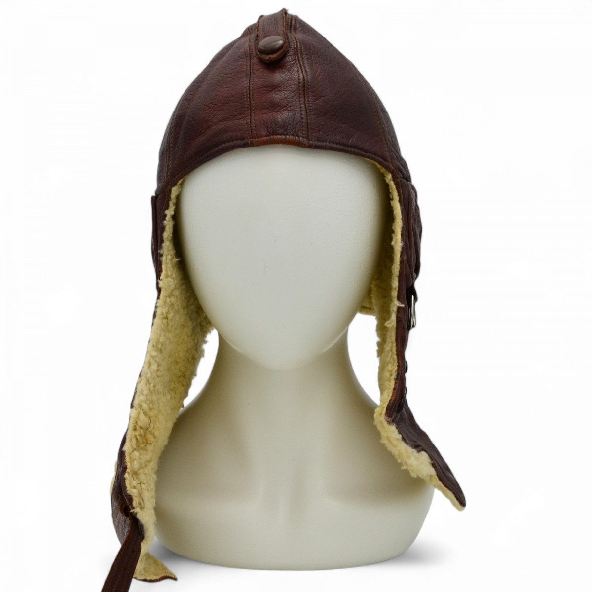 Winter flight helmet of the Red Army Air Force pilot, 1930s