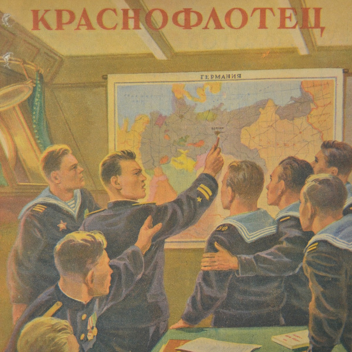 Krasnoflotets magazine No. 6, 1945