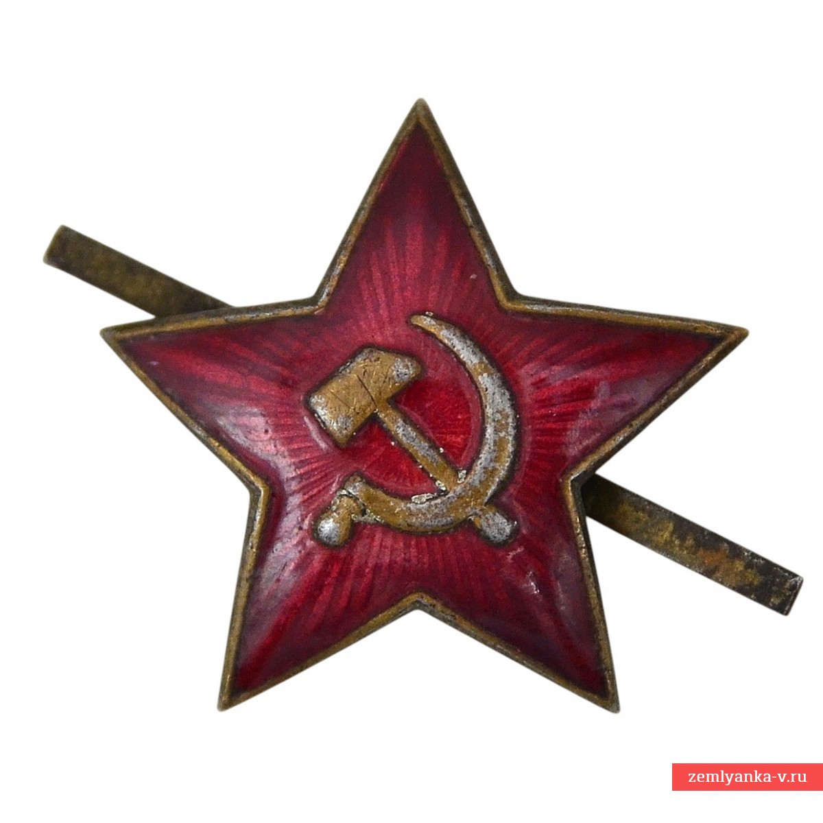 Star on the cap or earflaps of SA soldiers and officers, 1950s