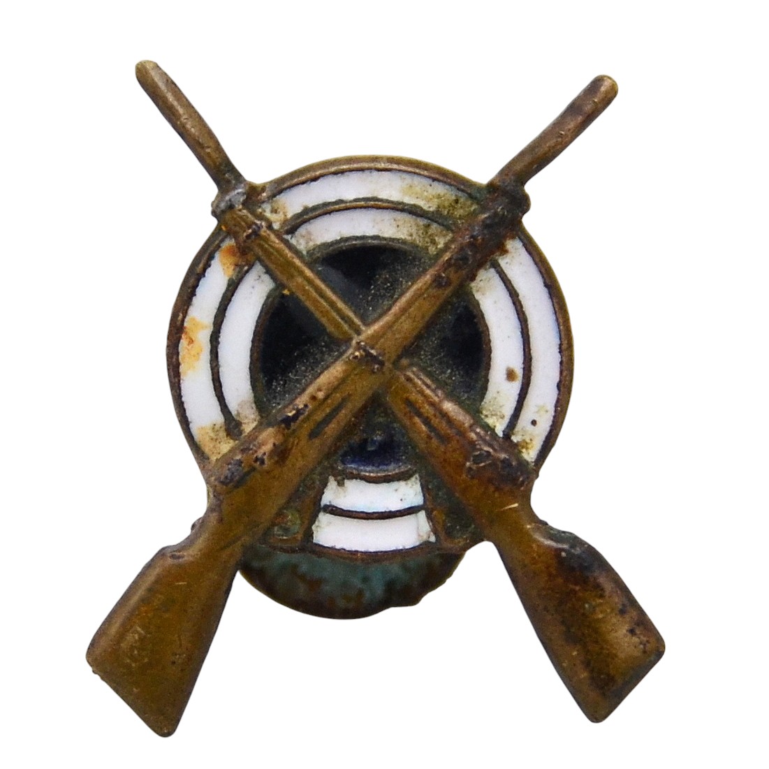 The emblem of the rifle units of the Red Army and the NKVD border troops of the 1940 model