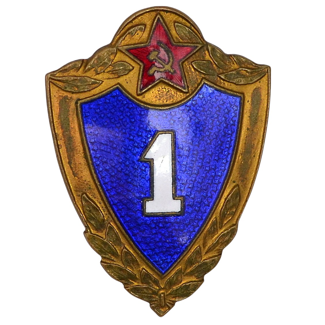 Badge of the army class, 1st class specialist, screw