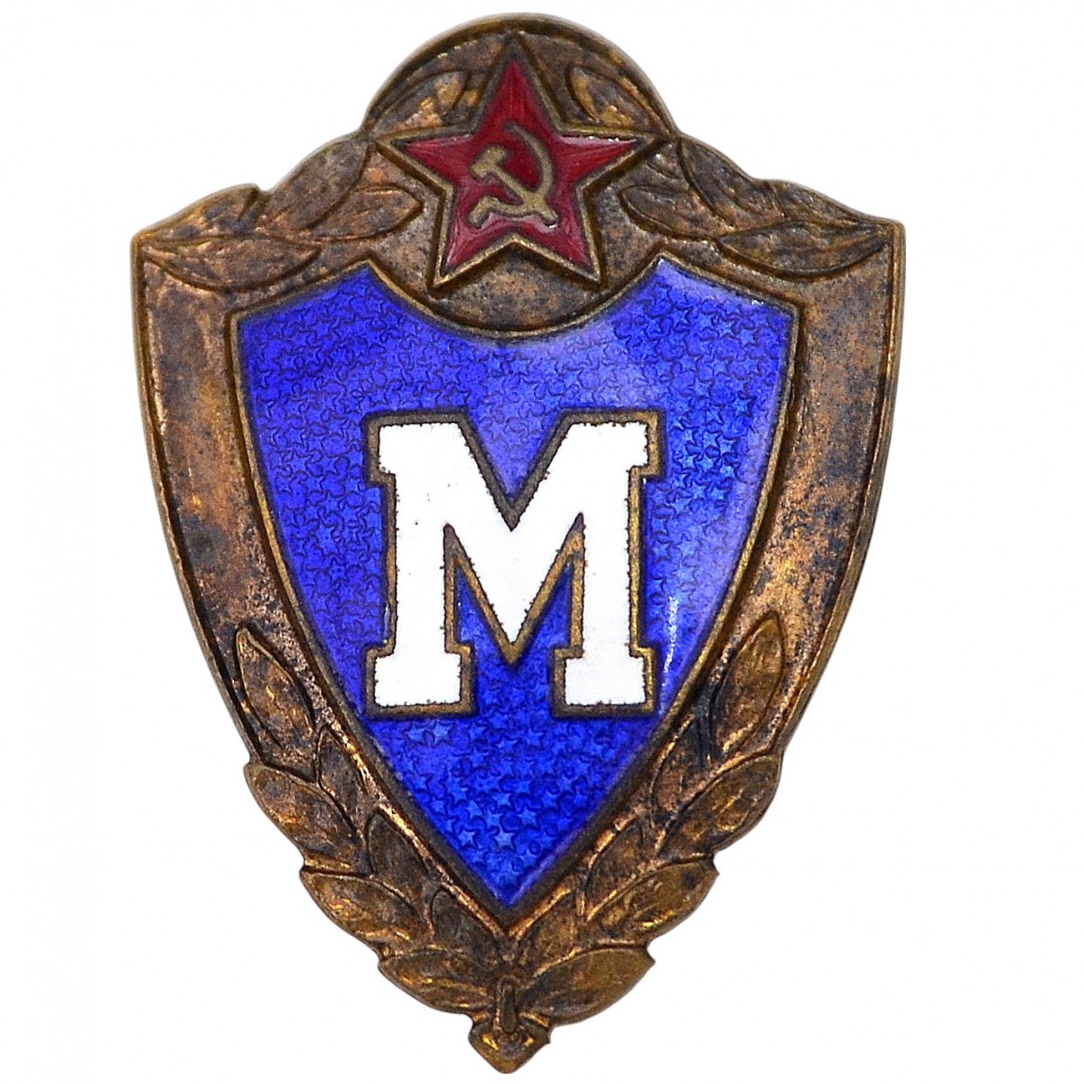 Badge of military class, master of military affairs, screw