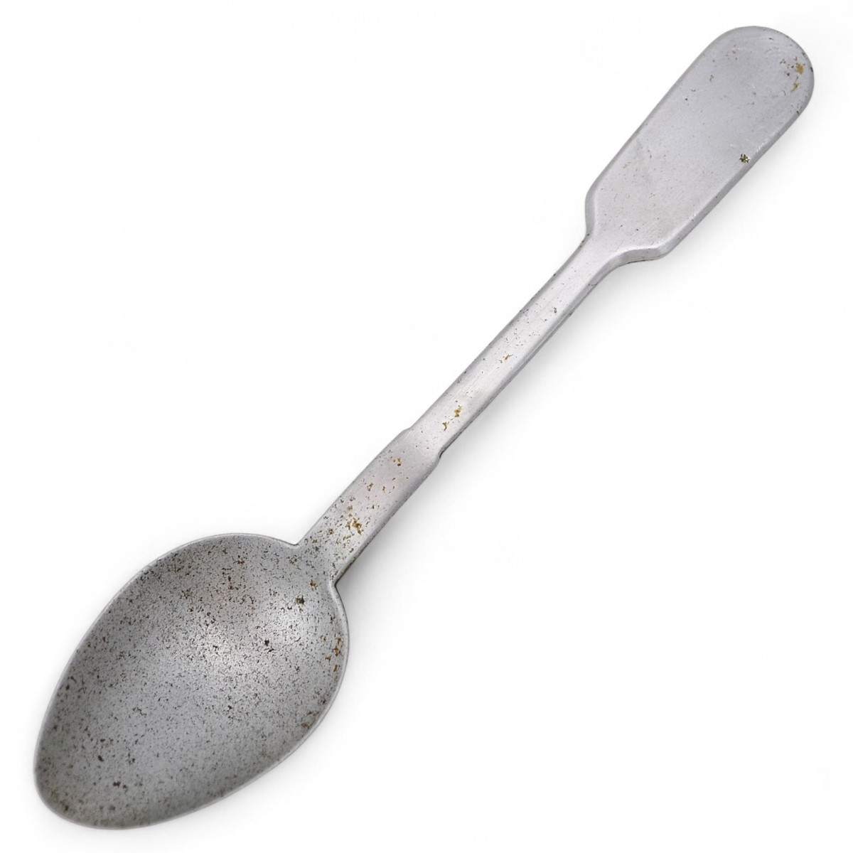 An army soldier's spoon with the brand of the Krasny Vyborzhets factory