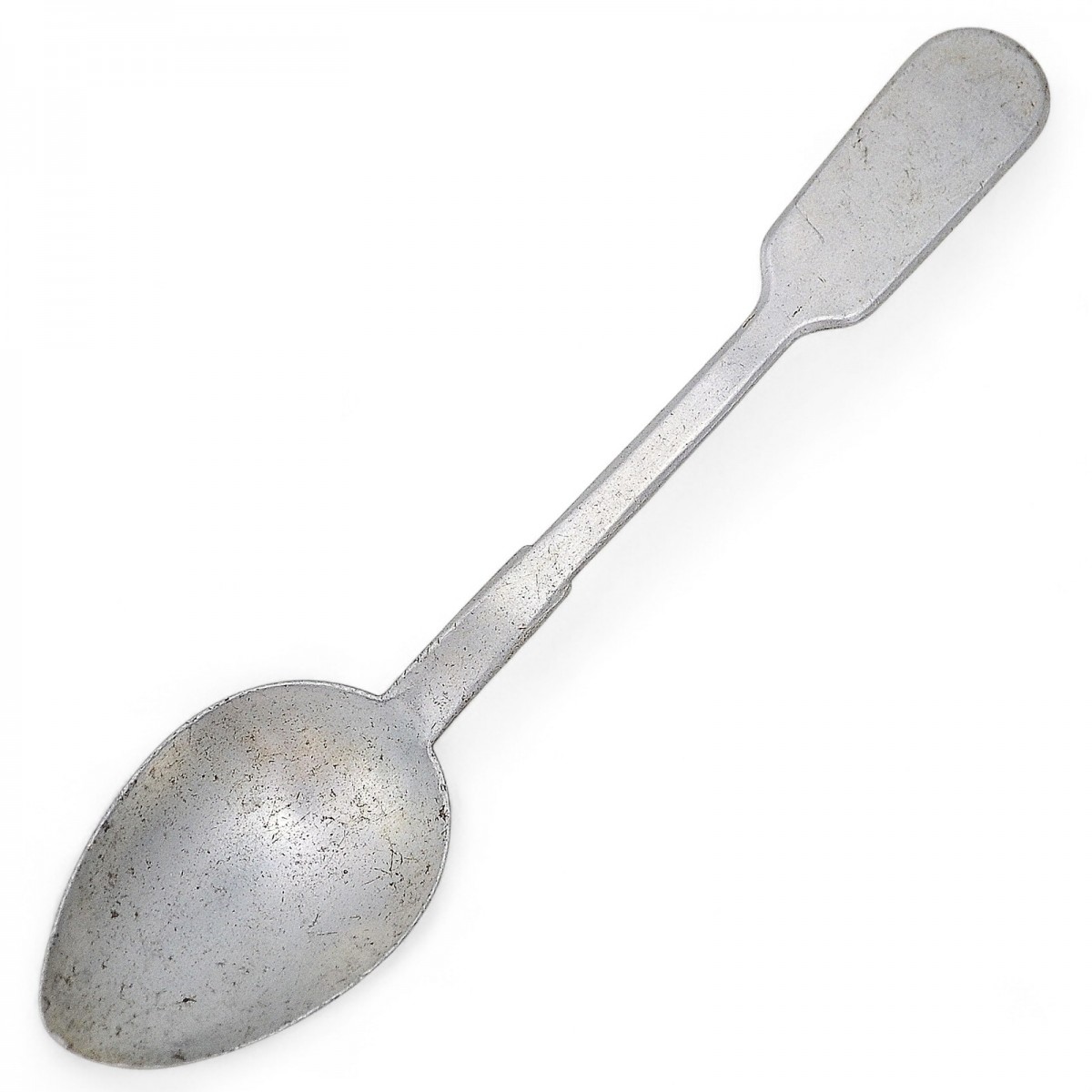 An army soldier's spoon with the brand of the Krasny Vyborzhets factory