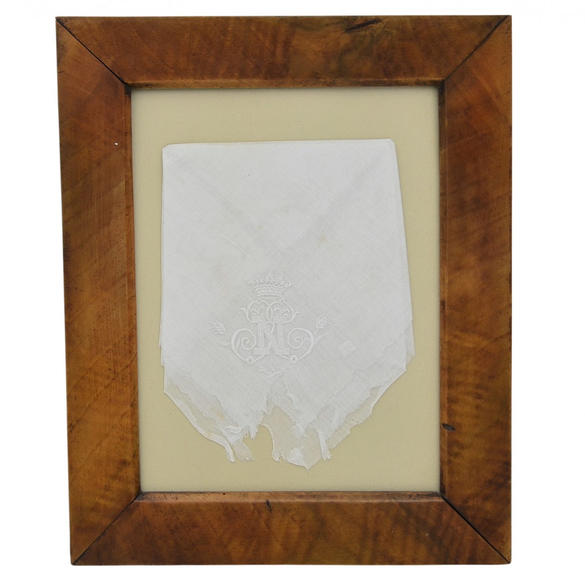 The handkerchief of the French Emperor Napoleon Bonaparte