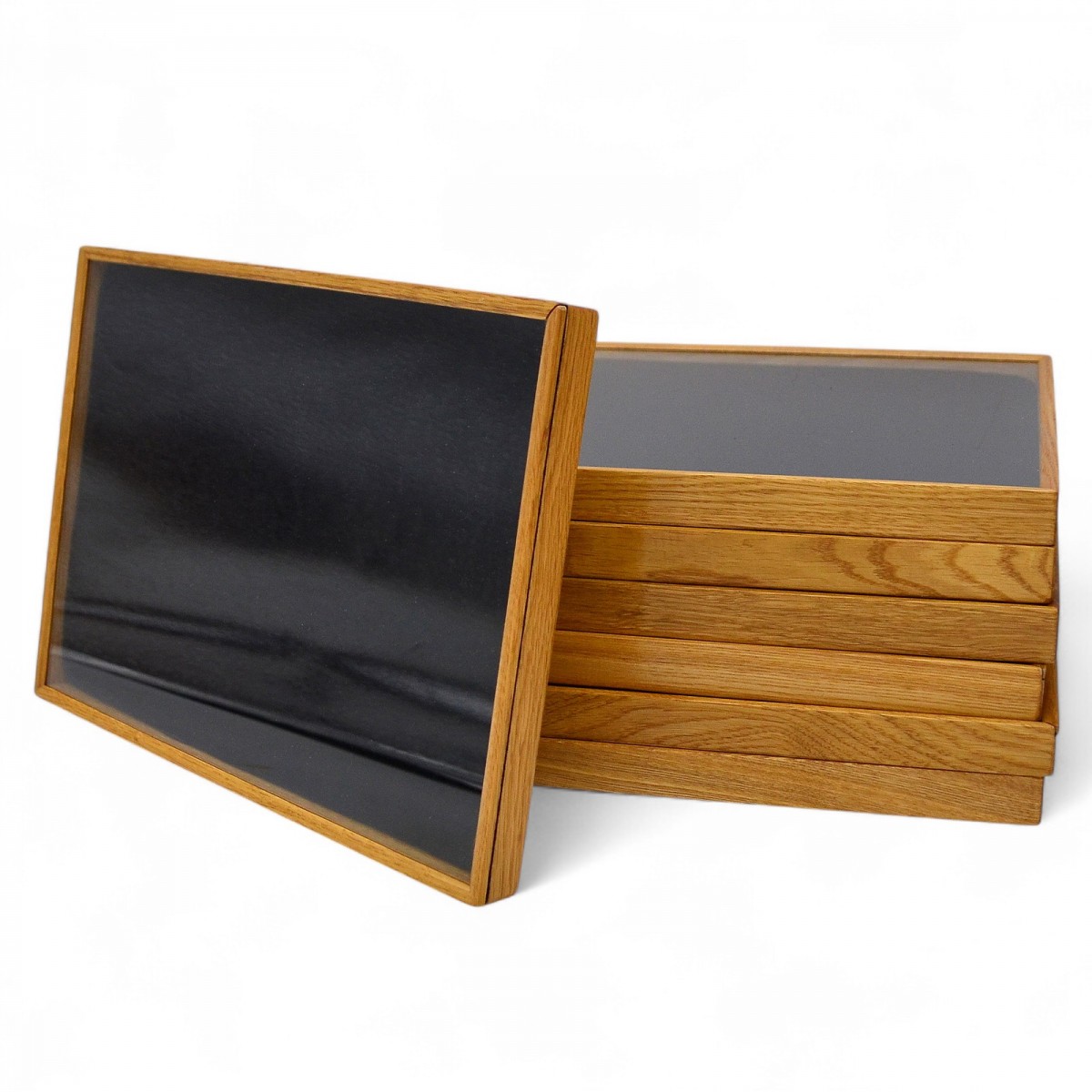 The frame is a case for storing and displaying coins or awards, large