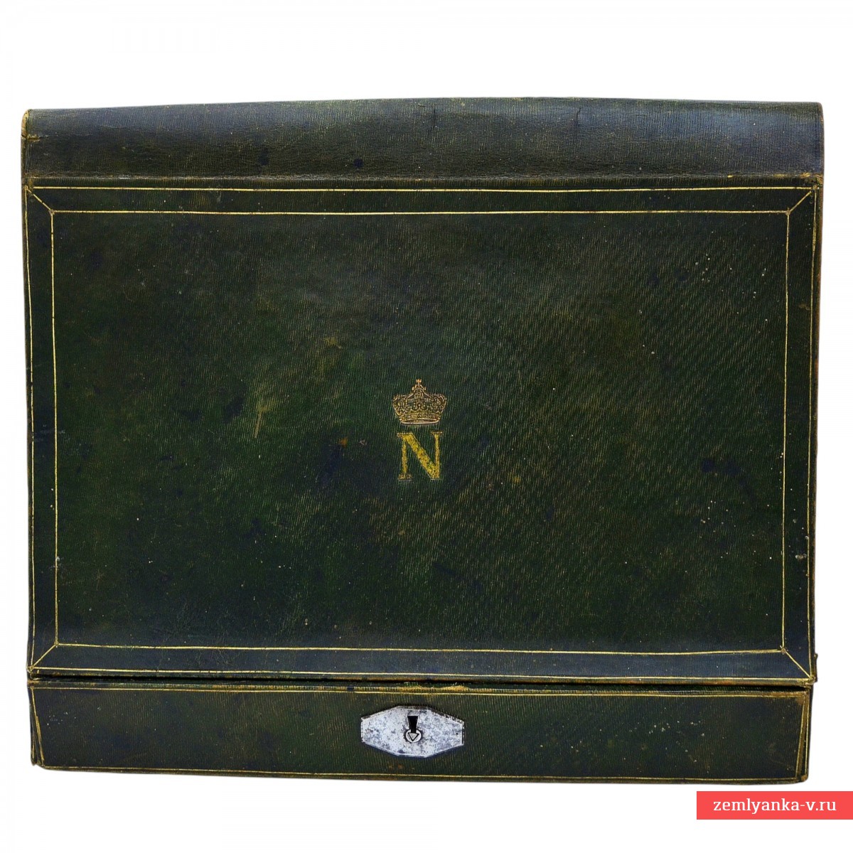 The briefcase for the papers of Emperor Napoleon Bonaparte of France