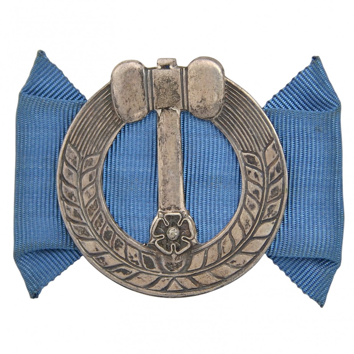 Silver badge for 20 years of service