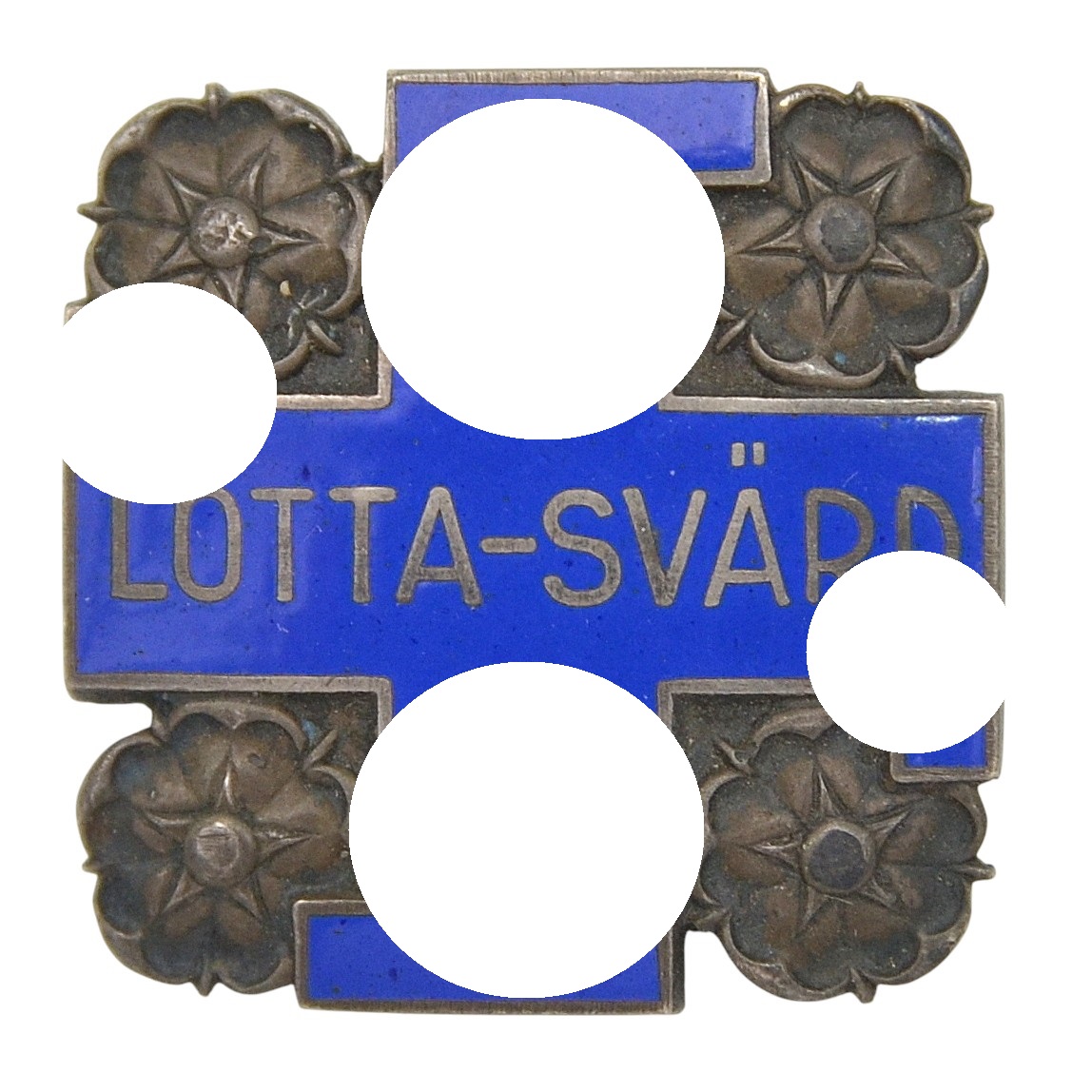 Finland. Lotta Svjard Squad Membership badge No. 1956, silver
