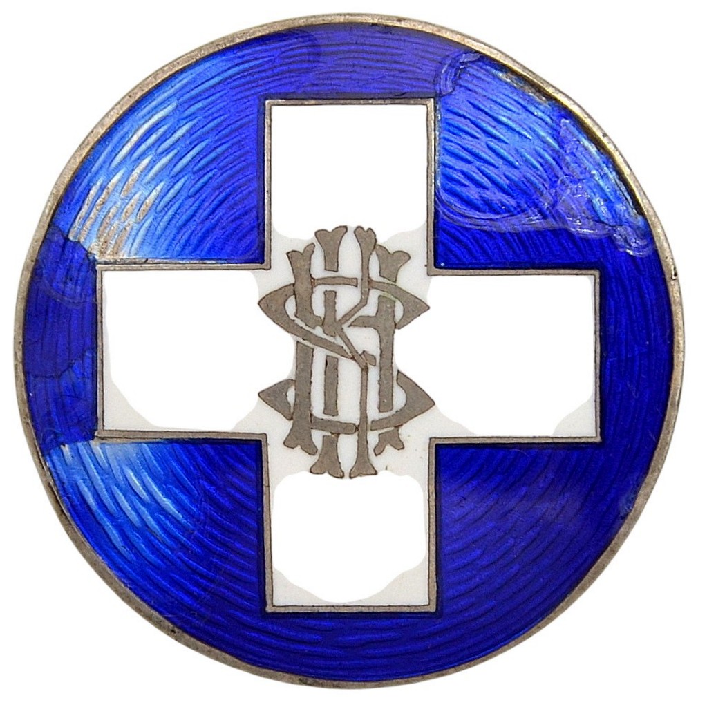 Finland. Hospital nurse's brooch, silver.
