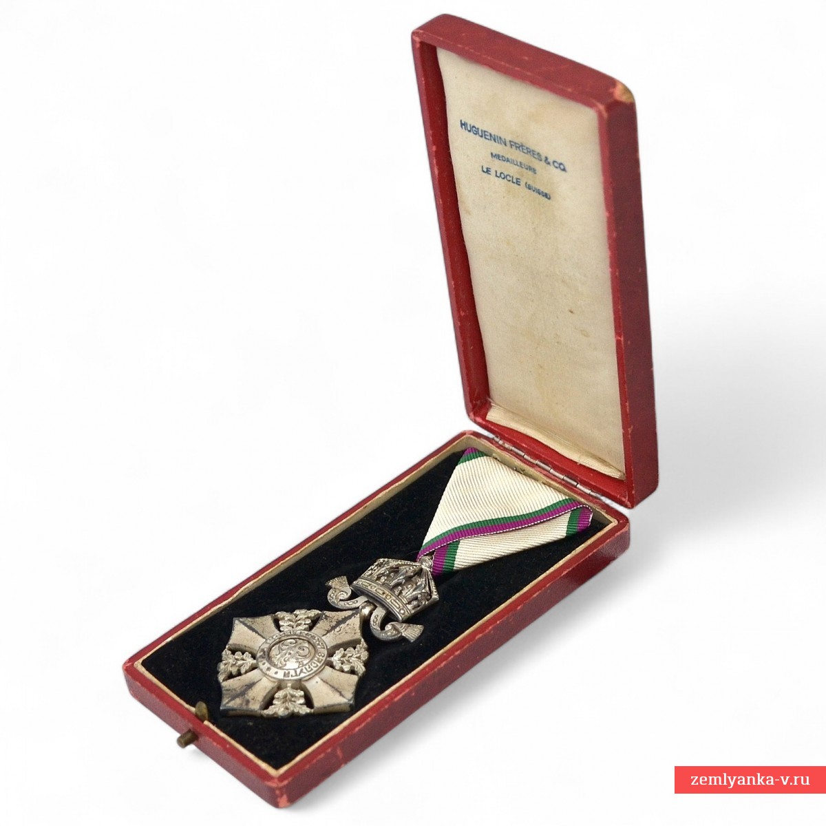 Bulgaria. Order of Civil Merit, 6th class, in a case