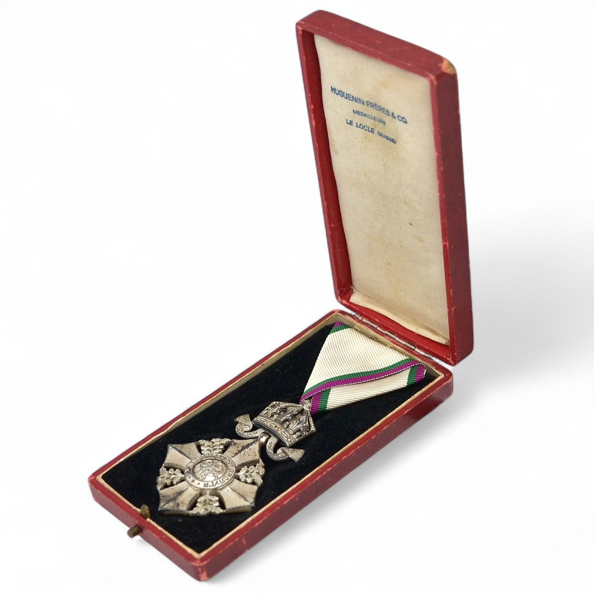 Bulgaria. Order of Civil Merit, 6th class, in a case