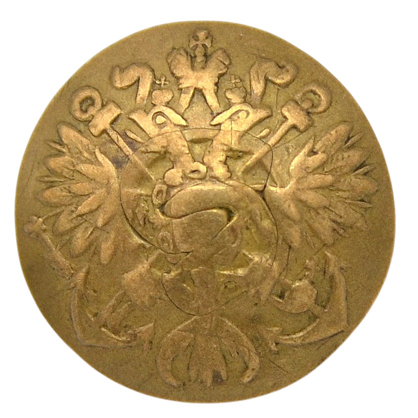 The button from the uniform of the sailor REEF model 1904