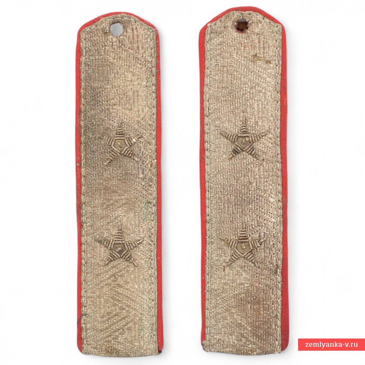 Shoulder straps of the RIA Infantry ensign during the First World War