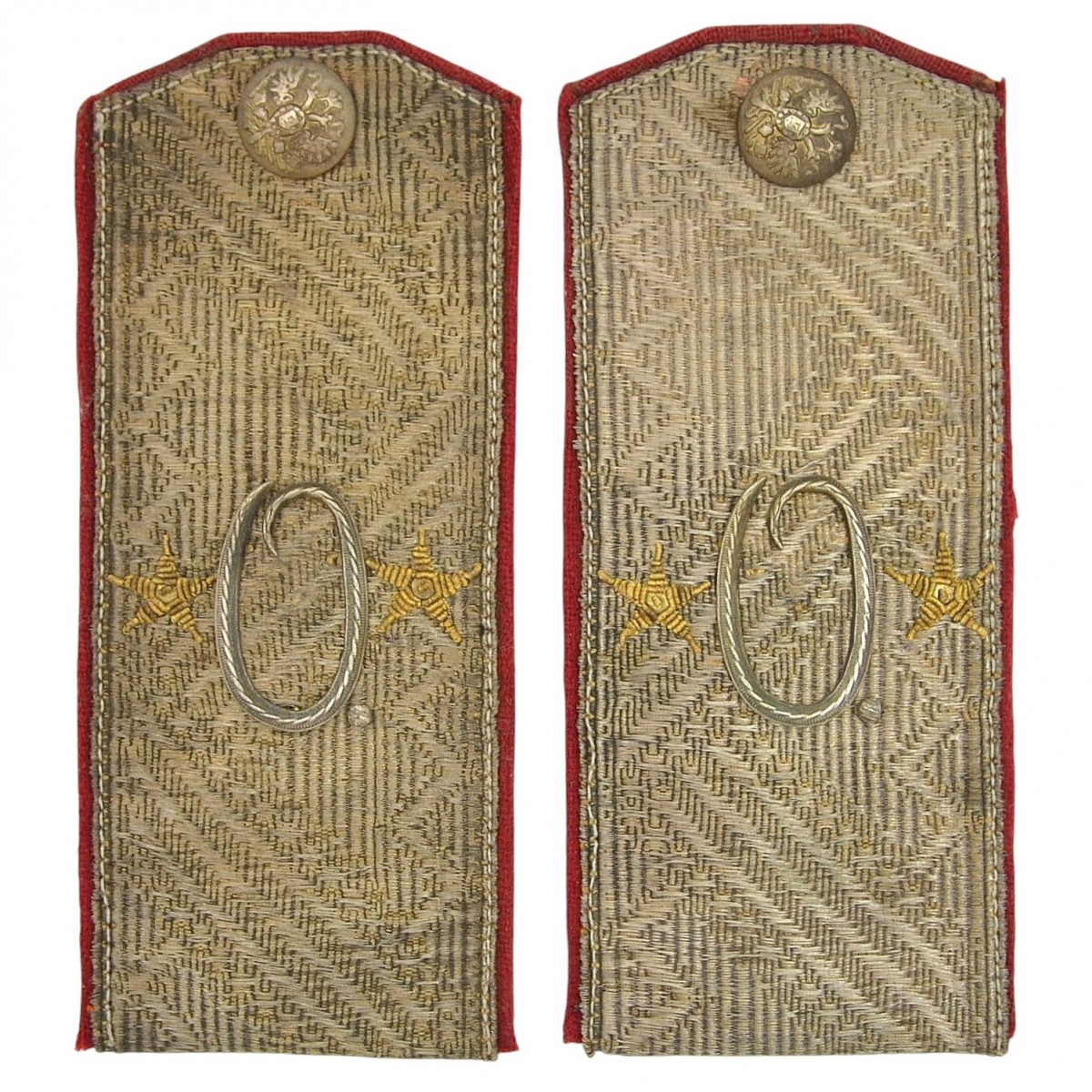Shoulder straps of a Major General serving in the Orenburg Engineering Department