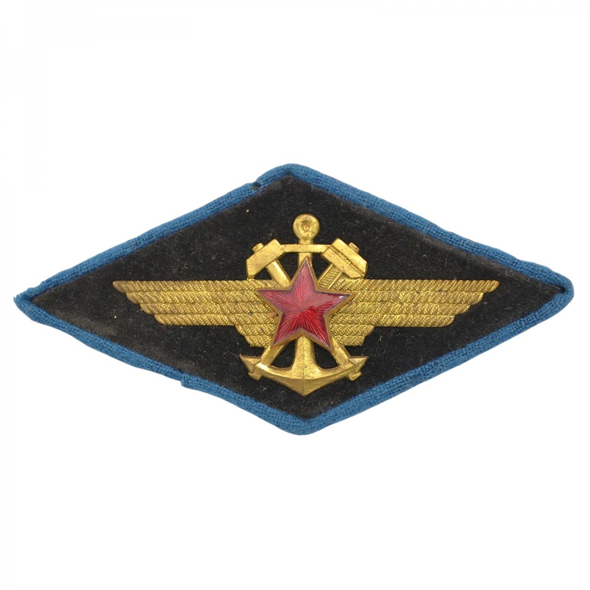The sleeve patch on the ceremonial uniform of the officer of the Military District 