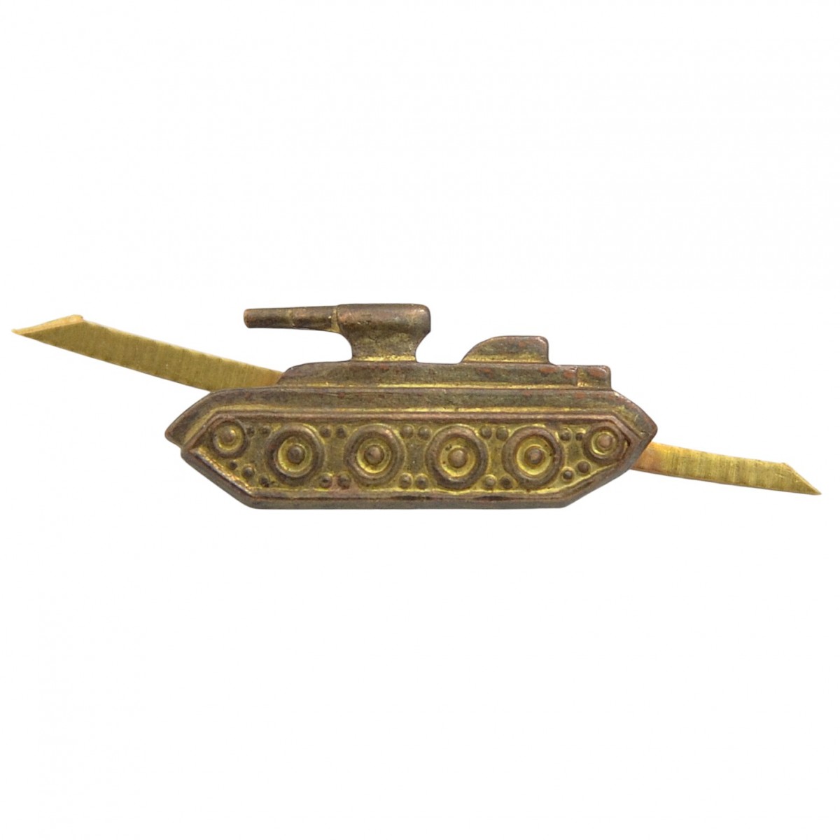 The emblem on the buttonholes of the ABTV Red Army model 1936, a small type of tank