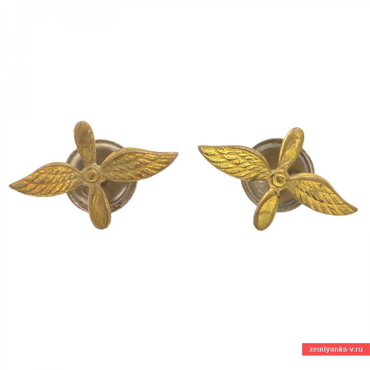 Emblem on shoulder straps or buttonholes of the SA Air Force mod. 1936, a twist-on version