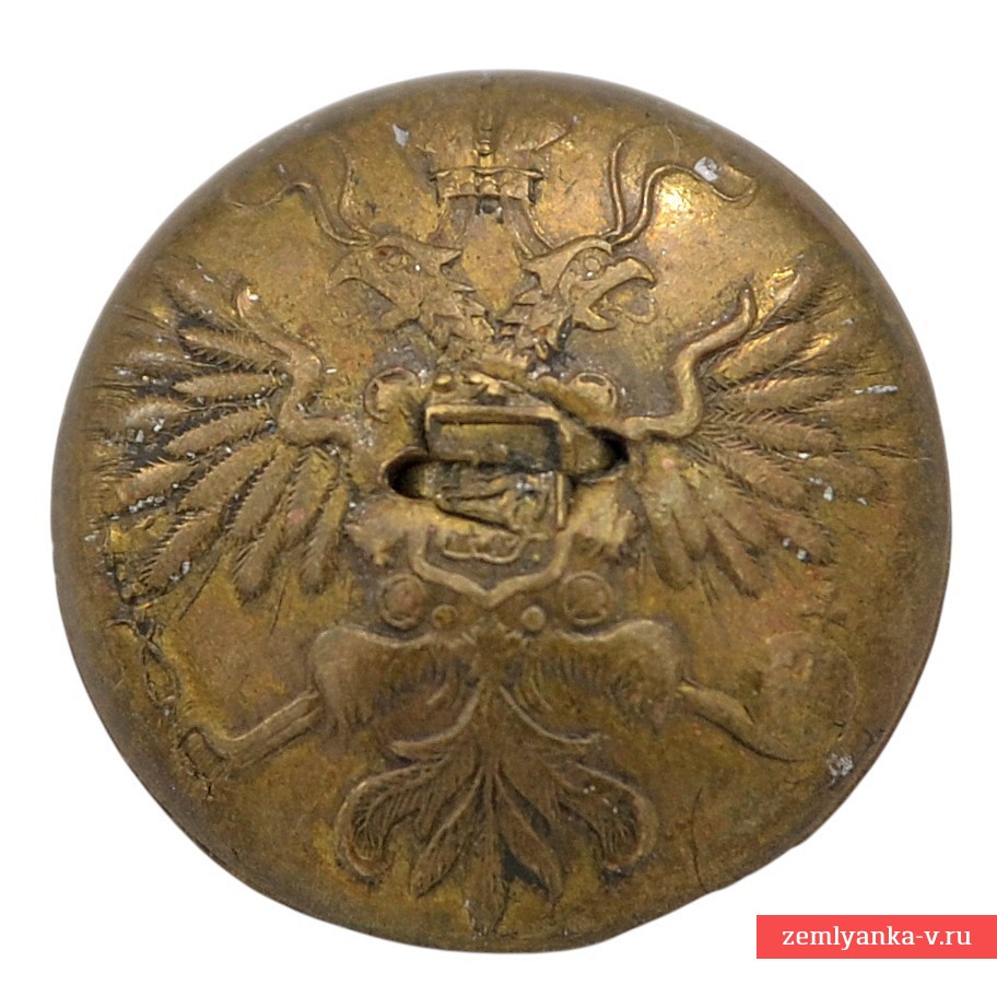 Uniform button of an infantry officer RIA