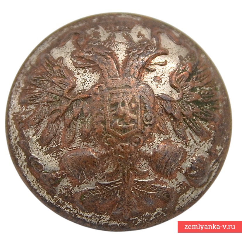 Uniform button of the RIA infantry officer of the 1904 model
