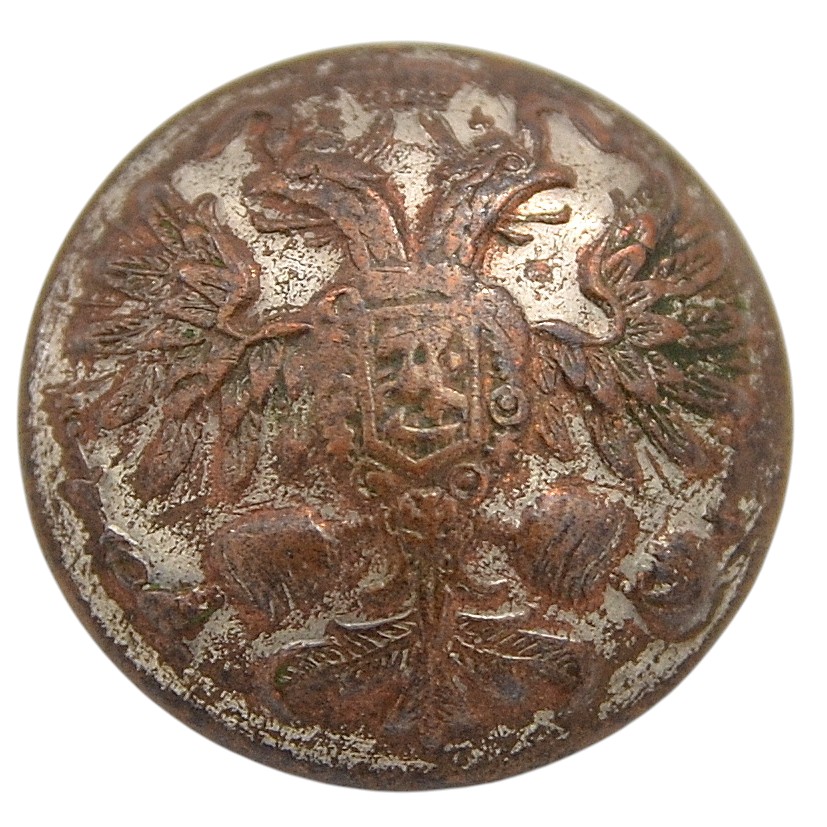 Uniform button of the RIA infantry officer of the 1904 model