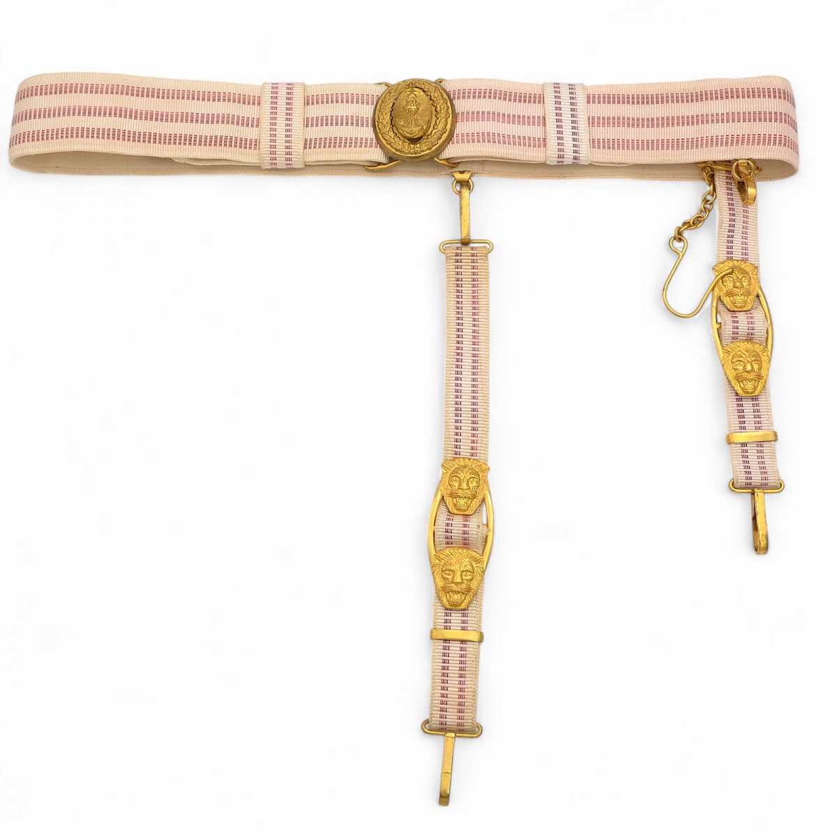 The ceremonial belt of the senior command staff of the USSR Navy of the 1947 model