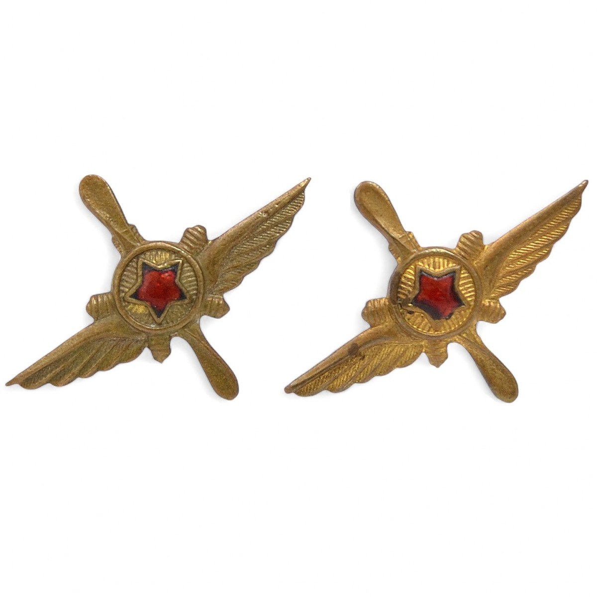 Emblems of the IAS of the Red Army Air Force of 1942, the first enlarged type