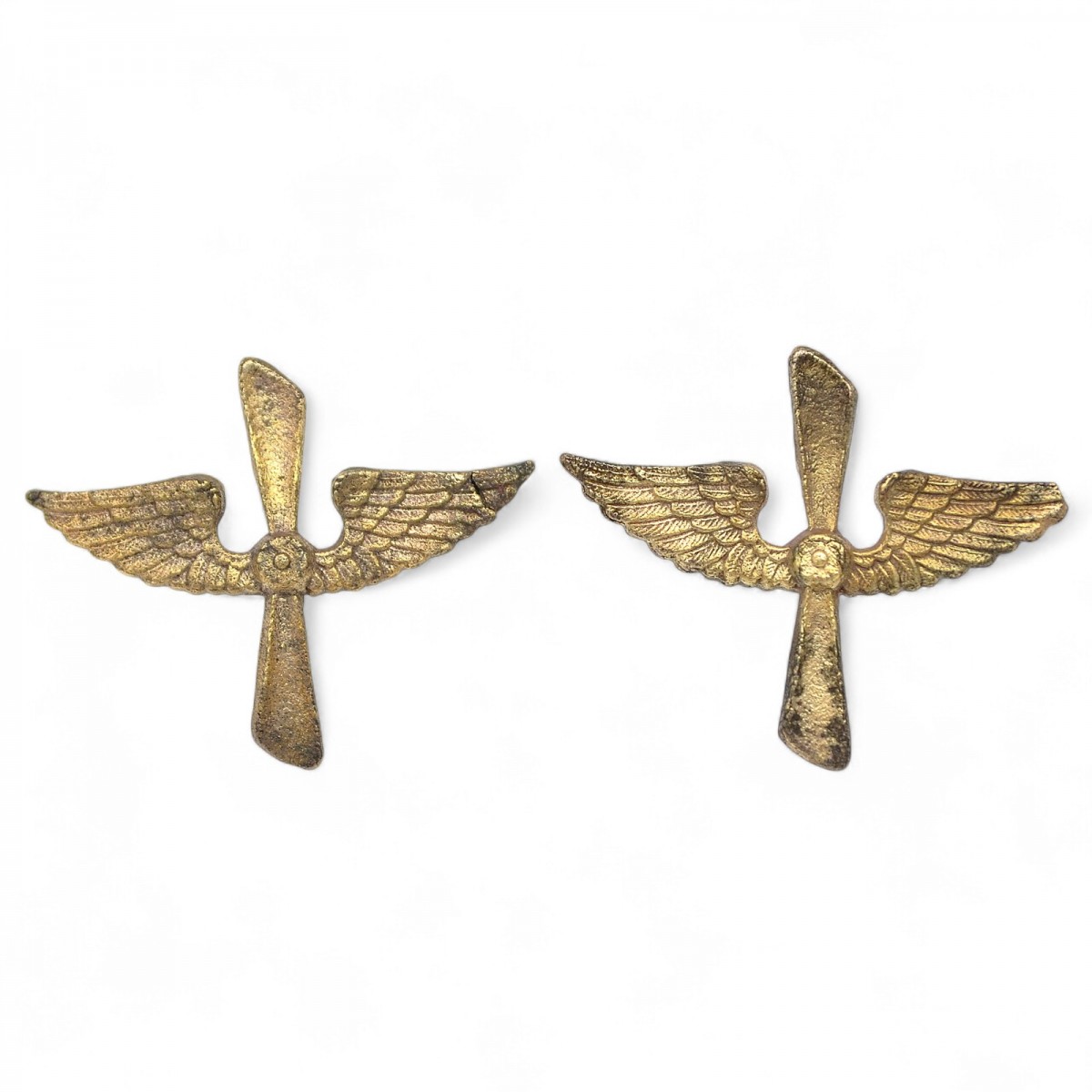 Emblems on the shoulder straps of the RIA aviator, a copy