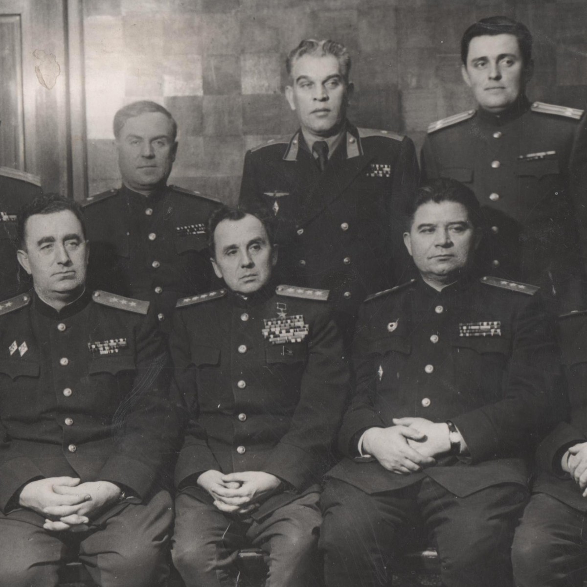 Photos of generals participating in the arrest of L.P. Beria