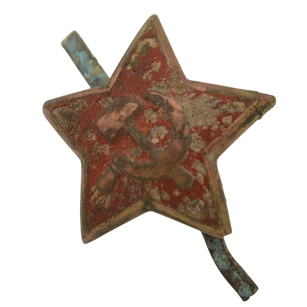 A star on the Red Army cap 
