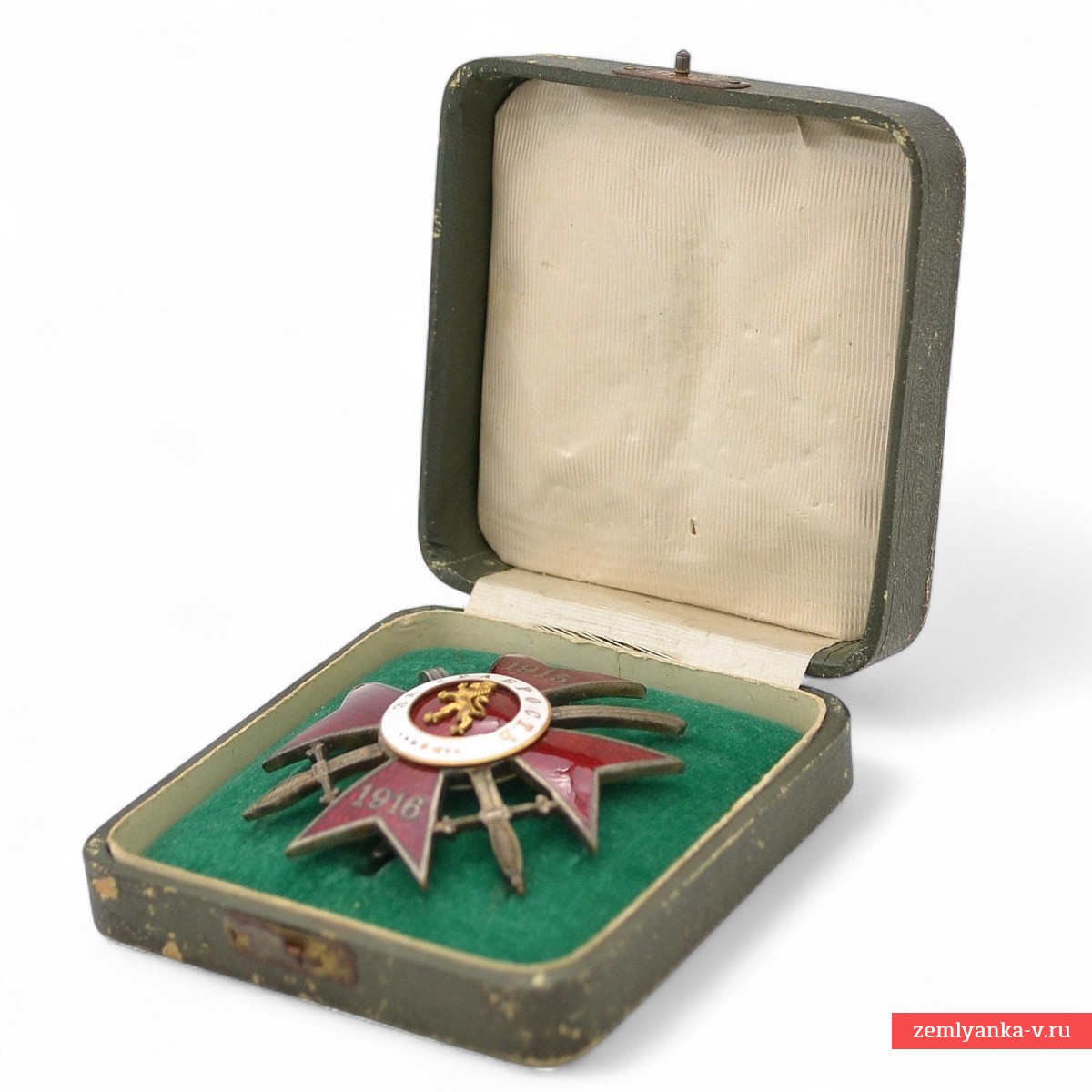 Bulgaria. Officer's Order for Bravery, 4th class, 1st Class, 1915-1916 