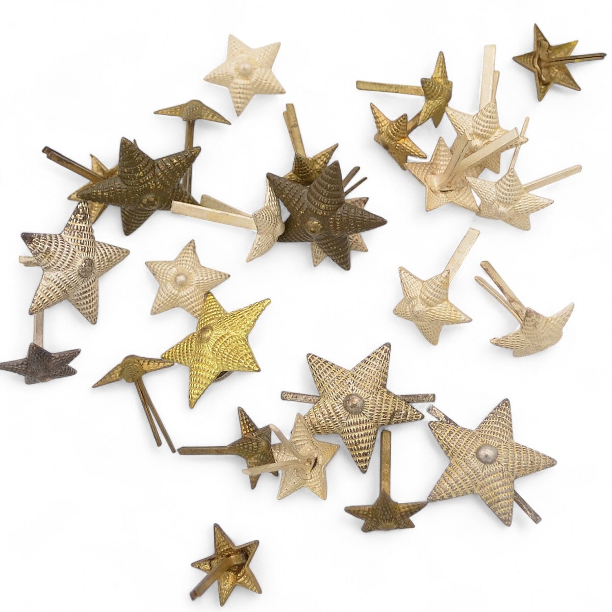 A lot of stars on the shoulder straps of officers of the Soviet army