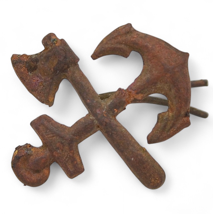 Lavalier emblem of the railway troops, mod. 1936, large size