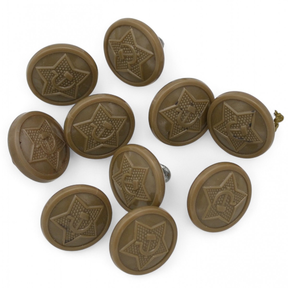 A lot of Red Army verification buttons, lend-lease